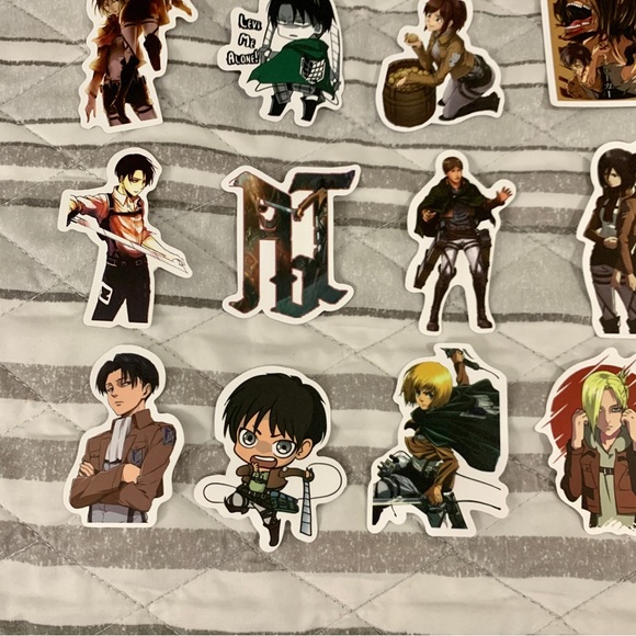 Attack on Titan Random Stickers Lot of 100 - Picture 12 of 15